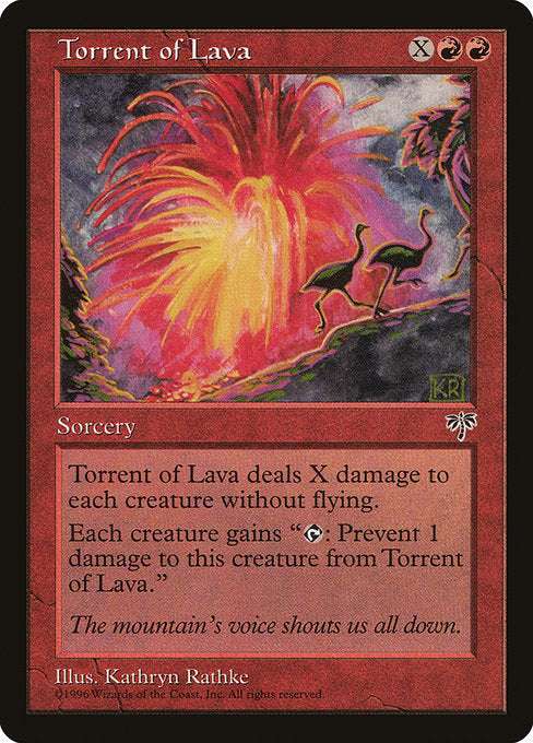 Torrent of Lava [Mirage], MTG Single - Gamers Grove