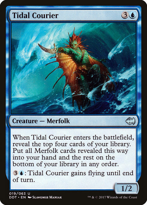 Tidal Courier [Duel Decks: Merfolk vs. Goblins], MTG Single - Gamers Grove