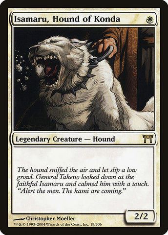 Isamaru, Hound of Konda [Champions of Kamigawa], MTG Single - Gamers Grove