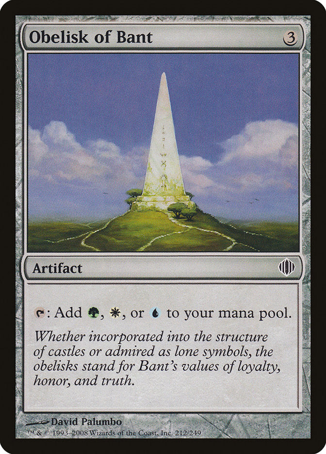 Obelisk of Bant [Shards of Alara], MTG Single - Gamers Grove