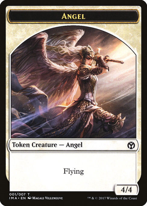 Angel [Iconic Masters Tokens], MTG Single - Gamers Grove