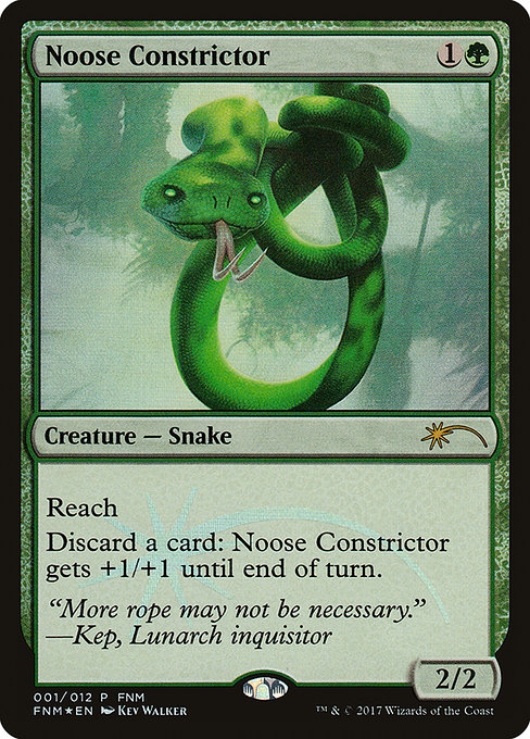 Noose Constrictor [Friday Night Magic 2017], MTG Single - Gamers Grove