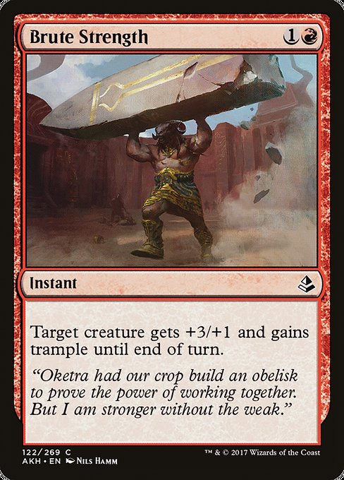 Brute Strength [Amonkhet], MTG Single - Gamers Grove