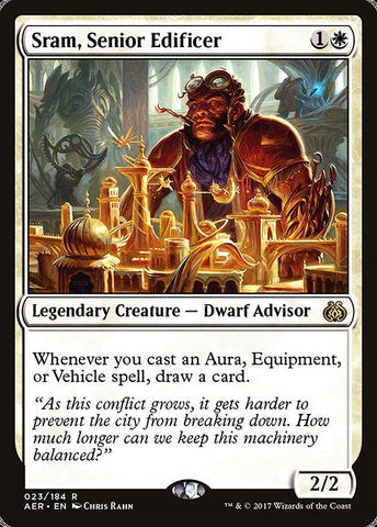 Sram, Senior Edificer [Aether Revolt], MTG Single - Gamers Grove
