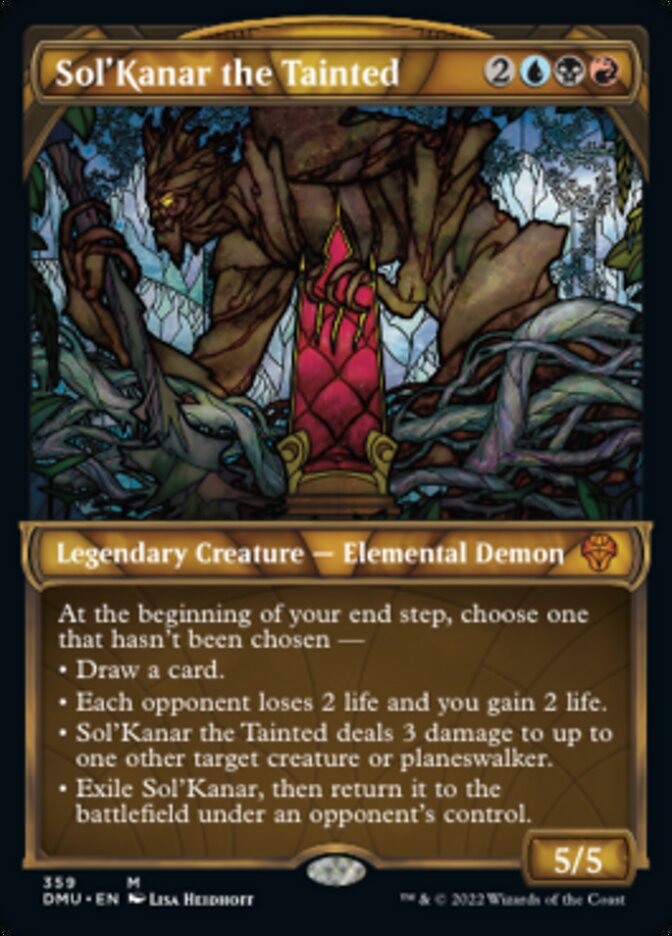 Sol'Kanar the Tainted (Showcase Textured) [Dominaria United]