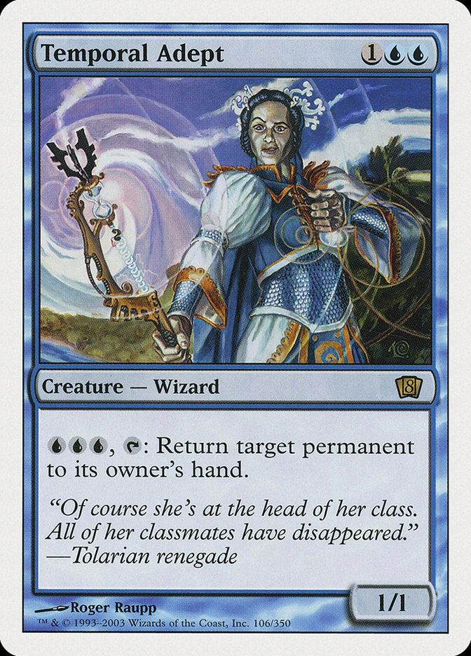 Temporal Adept [Eighth Edition], MTG Single - Gamers Grove