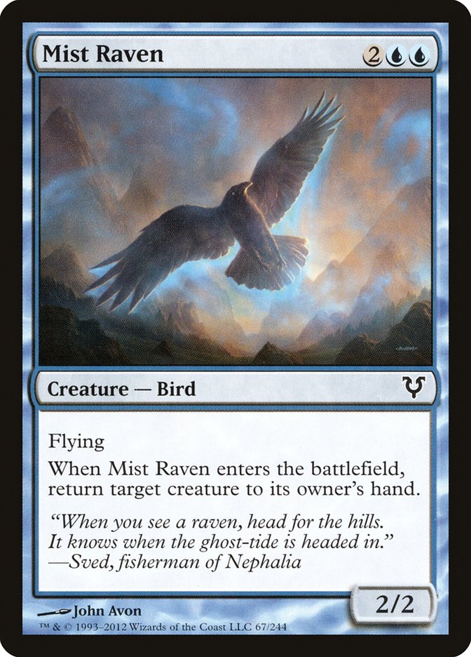 Mist Raven [Avacyn Restored], MTG Single - Gamers Grove