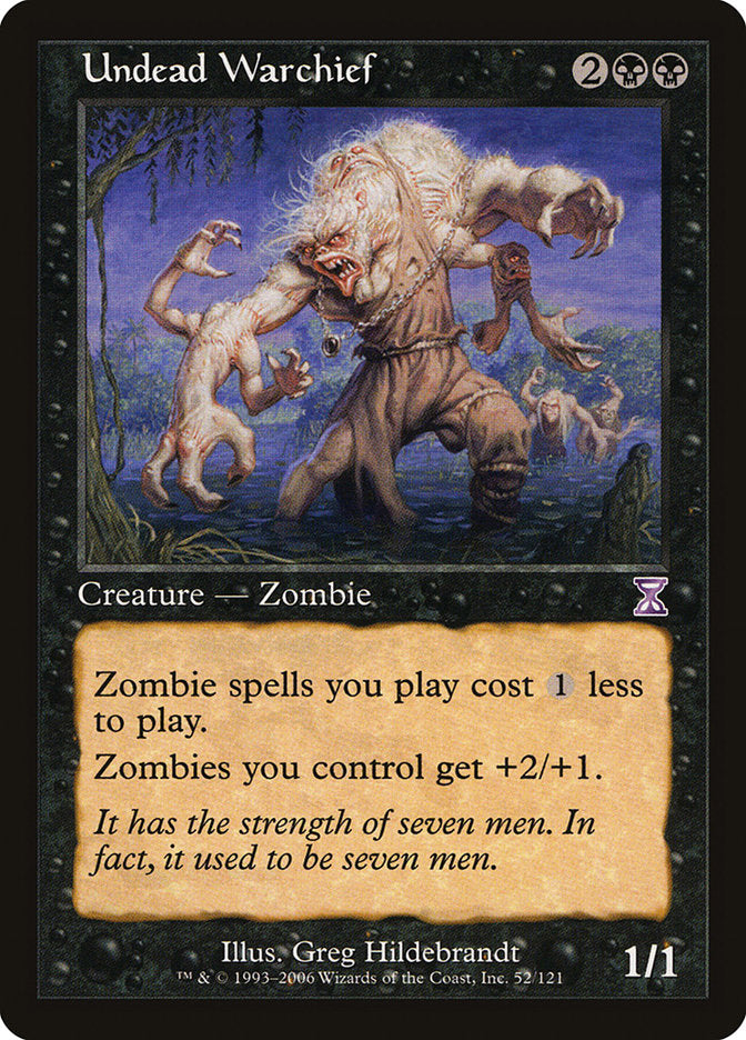 Undead Warchief [Time Spiral Timeshifted], MTG Single - Gamers Grove