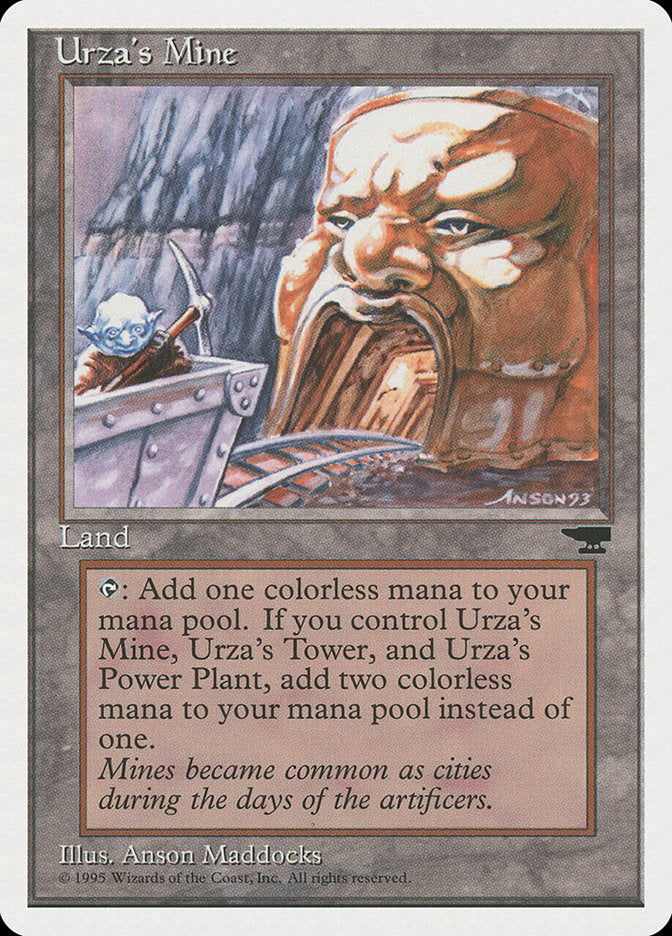 Urza's Mine (Mine Cart Entering Mouth) [Chronicles], MTG Single - Gamers Grove