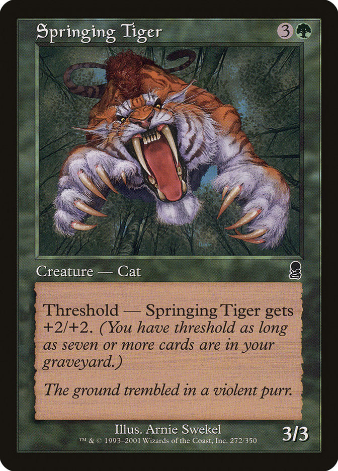 Springing Tiger [Odyssey], MTG Single - Gamers Grove