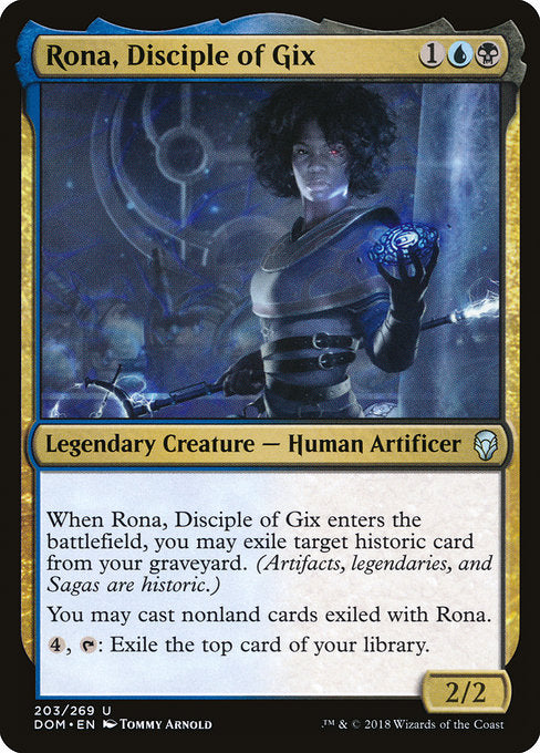 Rona, Disciple of Gix [Dominaria], MTG Single - Gamers Grove