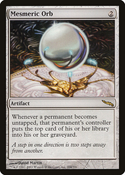 Mesmeric Orb [Mirrodin], MTG Single - Gamers Grove