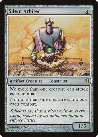 Silent Arbiter [Conspiracy], MTG Single - Gamers Grove