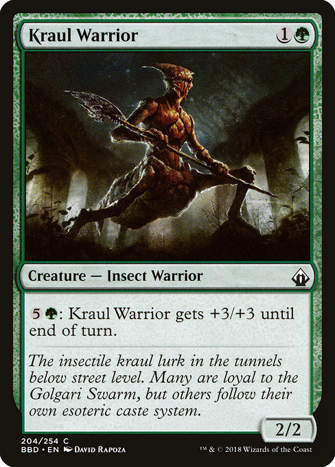 Kraul Warrior [Battlebond], MTG Single - Gamers Grove