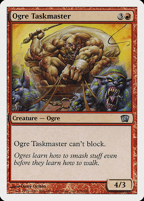 Ogre Taskmaster [Eighth Edition], MTG Single - Gamers Grove