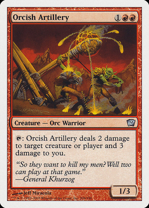 Orcish Artillery [Ninth Edition], MTG Single - Gamers Grove