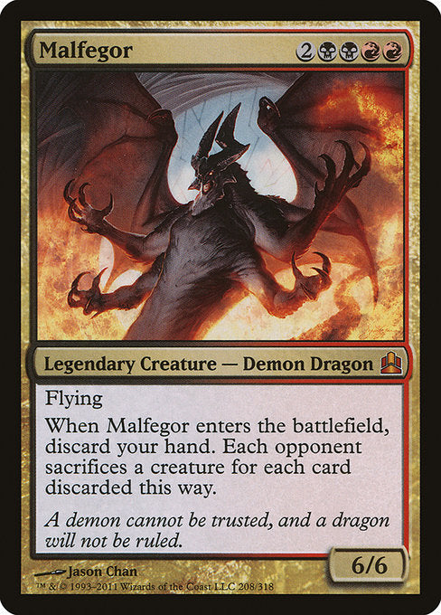 Malfegor [Commander 2011], MTG Single - Gamers Grove