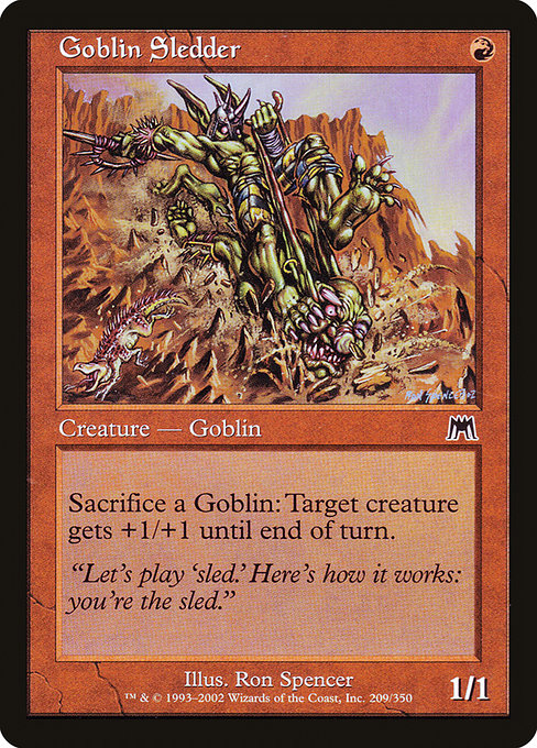 Goblin Sledder [Onslaught], MTG Single - Gamers Grove