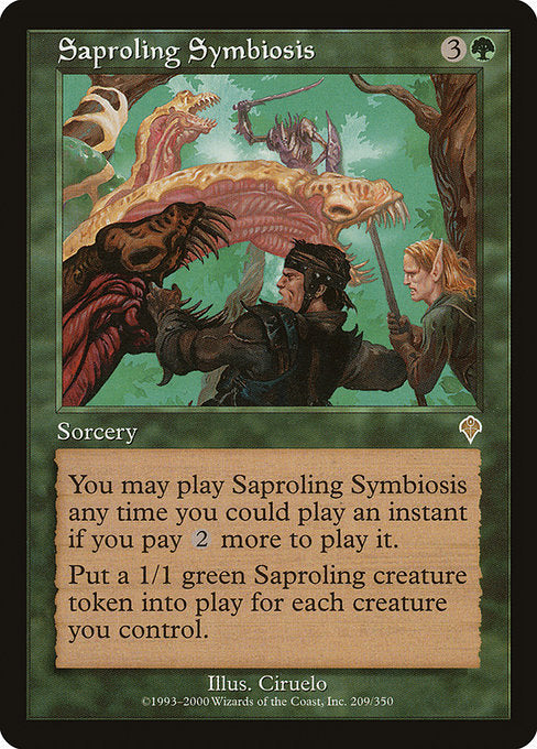 Saproling Symbiosis [Invasion], MTG Single - Gamers Grove