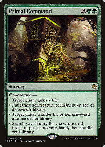 Primal Command [Duel Decks: Zendikar vs. Eldrazi]