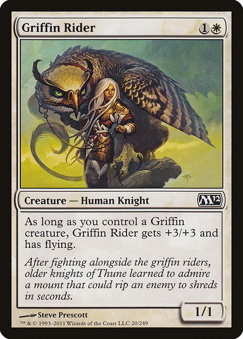 Griffin Rider [Magic 2012], MTG Single - Gamers Grove