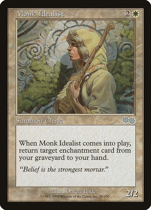 Monk Idealist [Urza's Saga], MTG Single - Gamers Grove