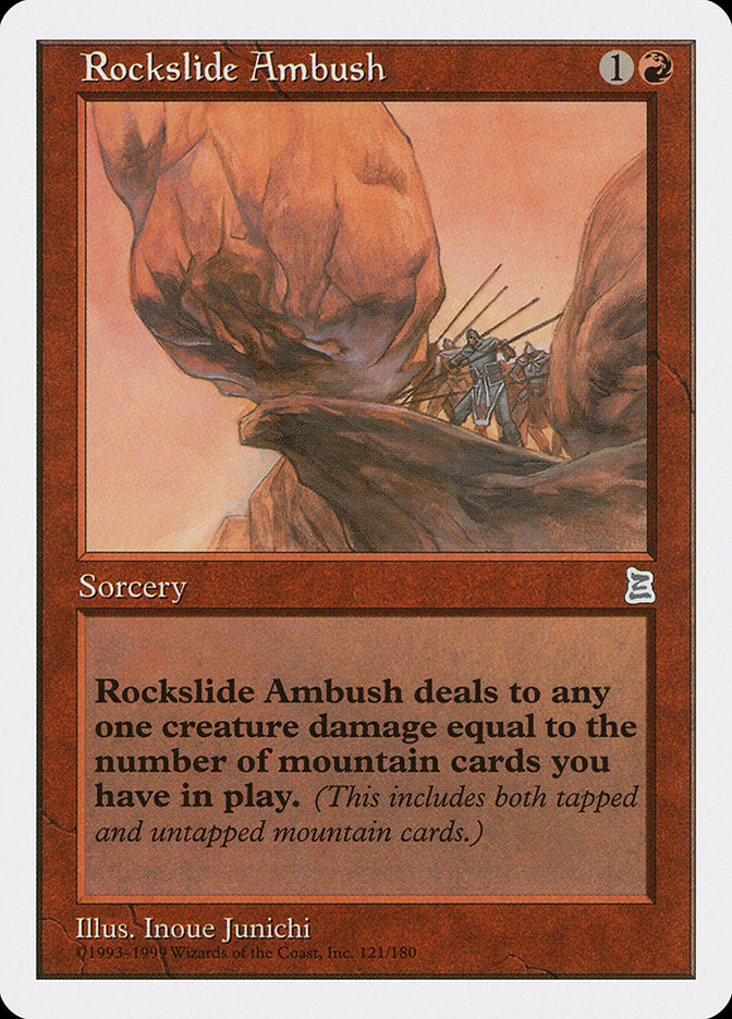 Rockslide Ambush [Portal Three Kingdoms], MTG Single - Gamers Grove