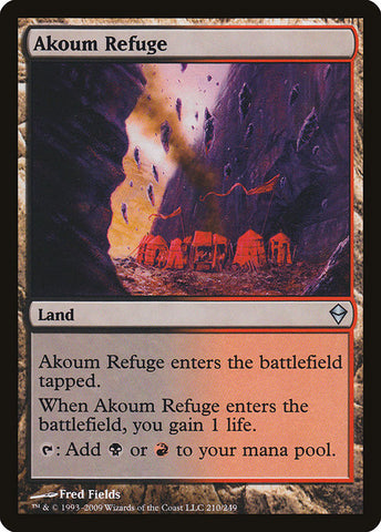 Akoum Refuge [Zendikar], MTG Single - Gamers Grove