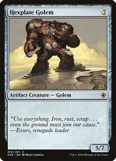 Hexplate Golem [Conspiracy: Take the Crown], MTG Single - Gamers Grove