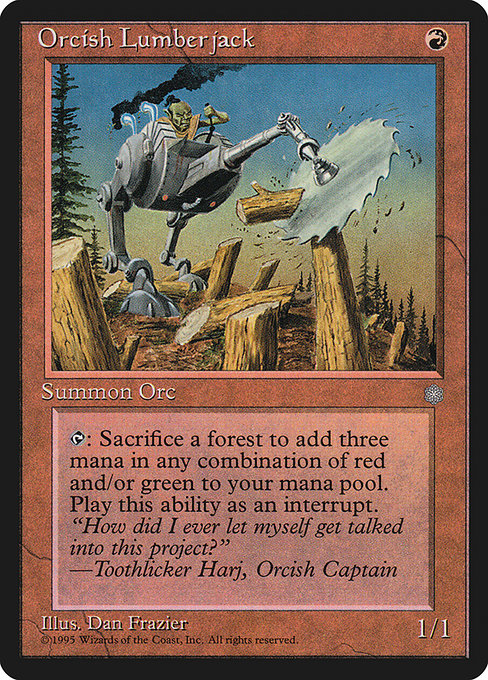 Orcish Lumberjack [Ice Age], MTG Single - Gamers Grove