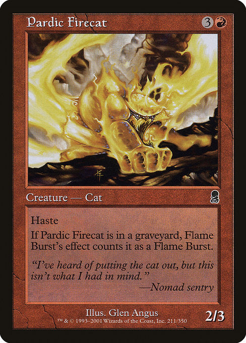 Pardic Firecat [Odyssey], MTG Single - Gamers Grove