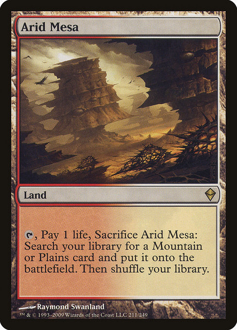 Arid Mesa [Zendikar], MTG Single - Gamers Grove