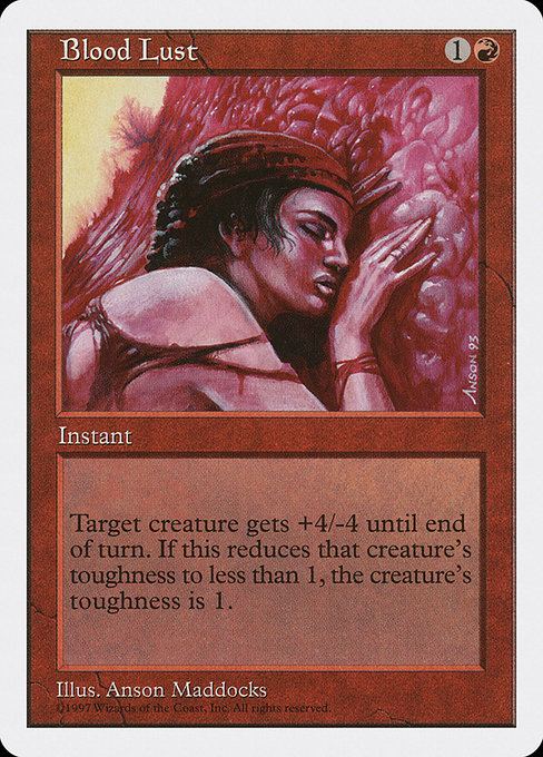 Blood Lust [Fifth Edition], MTG Single - Gamers Grove