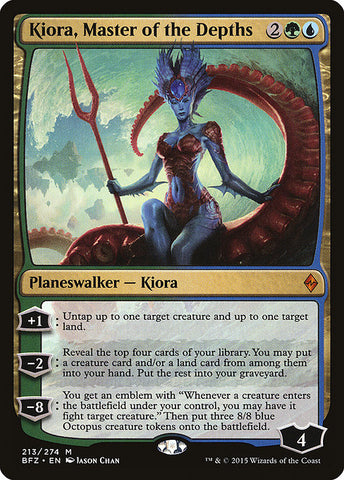Kiora, Master of the Depths [Battle for Zendikar], MTG Single - Gamers Grove