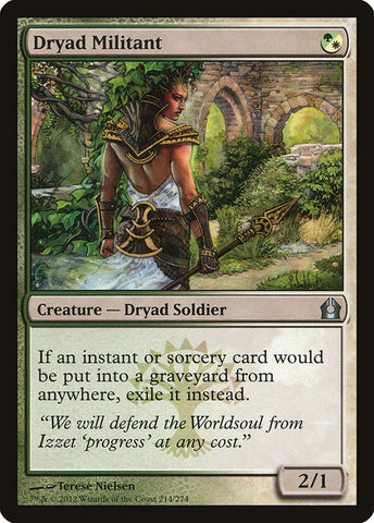 Dryad Militant [Return to Ravnica], MTG Single - Gamers Grove
