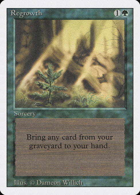 Regrowth [Revised Edition], MTG Single - Gamers Grove