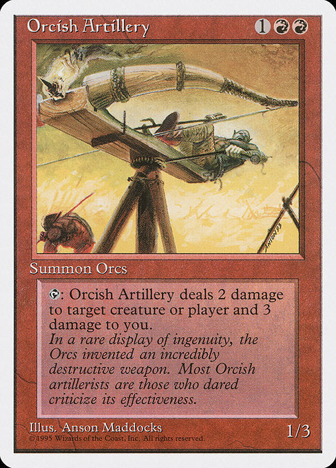 Orcish Artillery [Fourth Edition], MTG Single - Gamers Grove