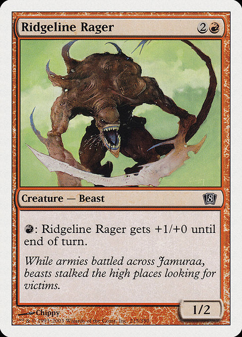Ridgeline Rager [Eighth Edition], MTG Single - Gamers Grove
