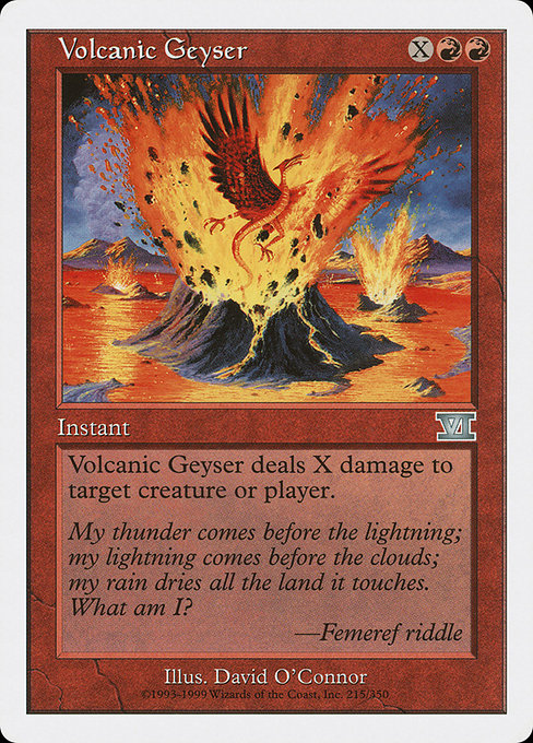 Volcanic Geyser [Classic Sixth Edition], MTG Single - Gamers Grove
