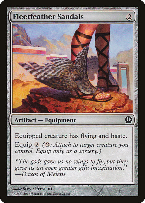 Fleetfeather Sandals [Theros], MTG Single - Gamers Grove
