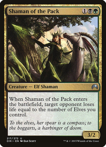 Shaman of the Pack [Magic Origins], MTG Single - Gamers Grove