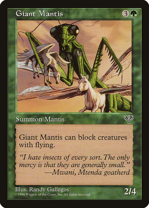 Giant Mantis [Mirage], MTG Single - Gamers Grove