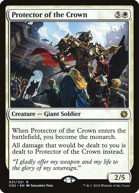 Protector of the Crown [Conspiracy: Take the Crown], MTG Single - Gamers Grove