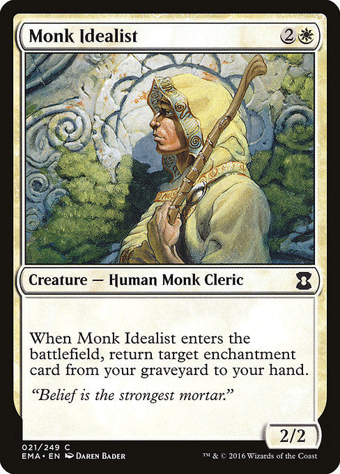 Monk Idealist [Eternal Masters], MTG Single - Gamers Grove