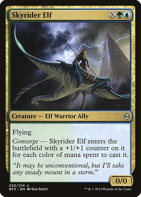 Skyrider Elf [Battle for Zendikar], MTG Single - Gamers Grove