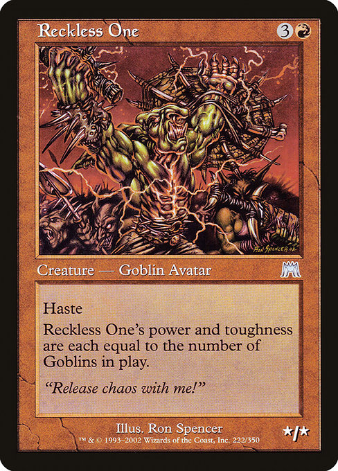 Reckless One [Onslaught], MTG Single - Gamers Grove