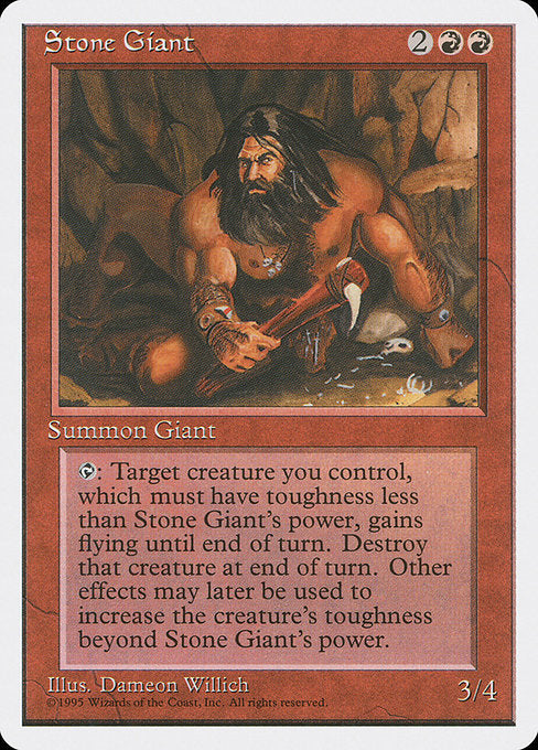 Stone Giant [Fourth Edition], MTG Single - Gamers Grove