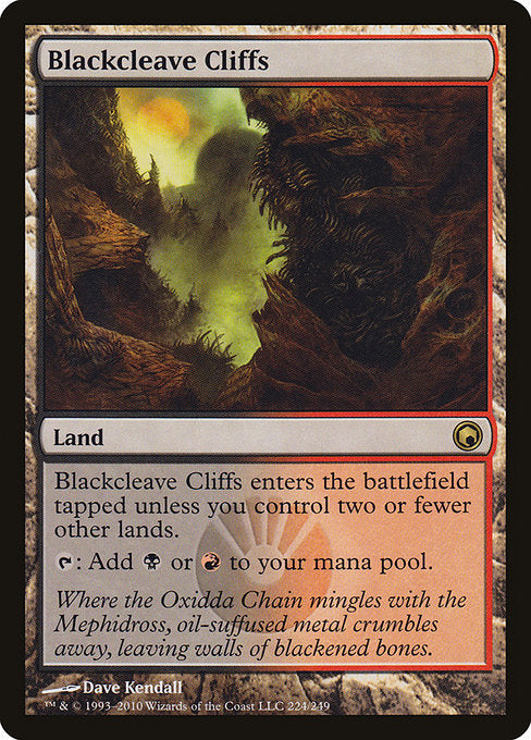 Blackcleave Cliffs [Scars of Mirrodin], MTG Single - Gamers Grove