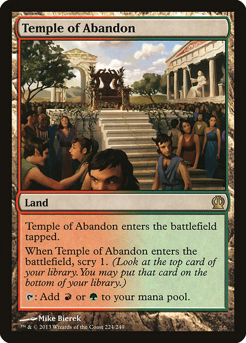 Temple of Abandon [Theros], MTG Single - Gamers Grove