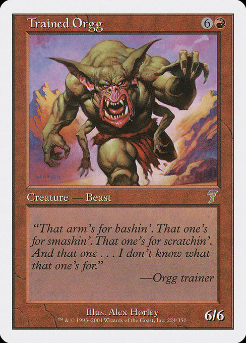 Trained Orgg [Seventh Edition], MTG Single - Gamers Grove